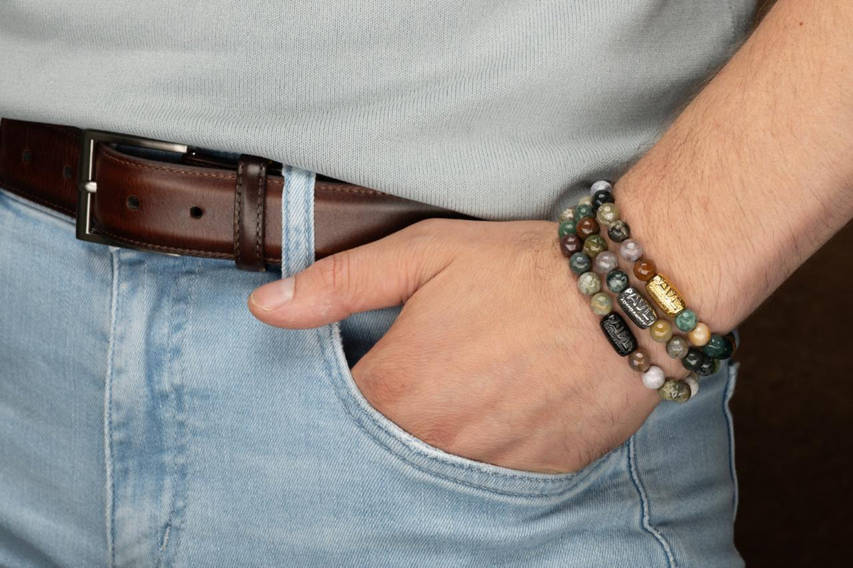 AVL chalcedoon (jaspis) armband