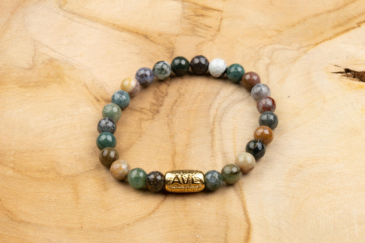 AVL chalcedoon (jaspis) armband
