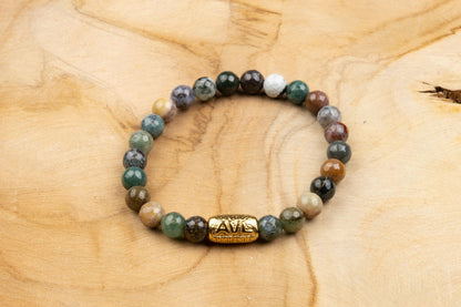 AVL chalcedoon (jaspis) armband