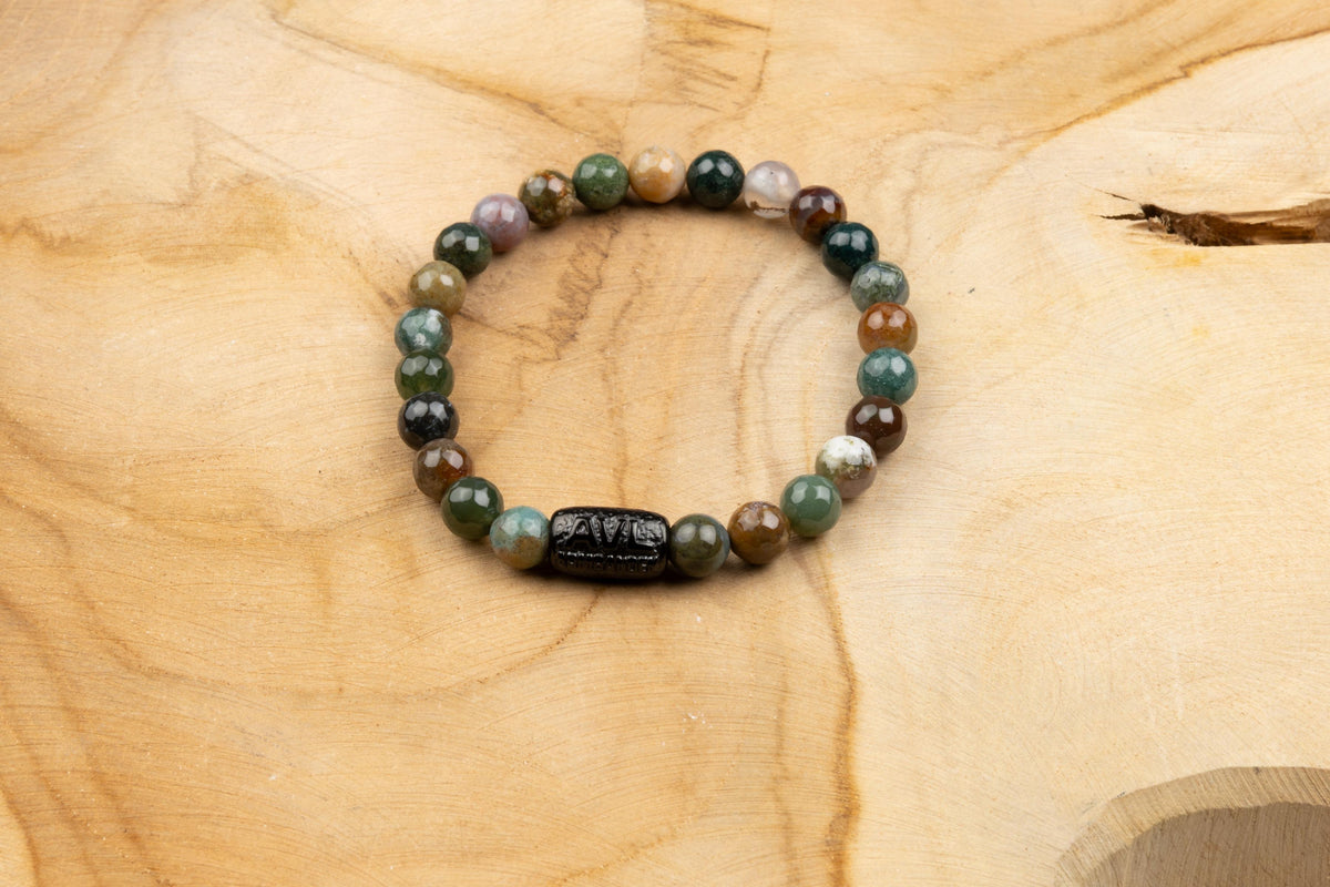 AVL chalcedoon (jaspis) armband