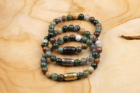 AVL chalcedoon (jaspis) armband