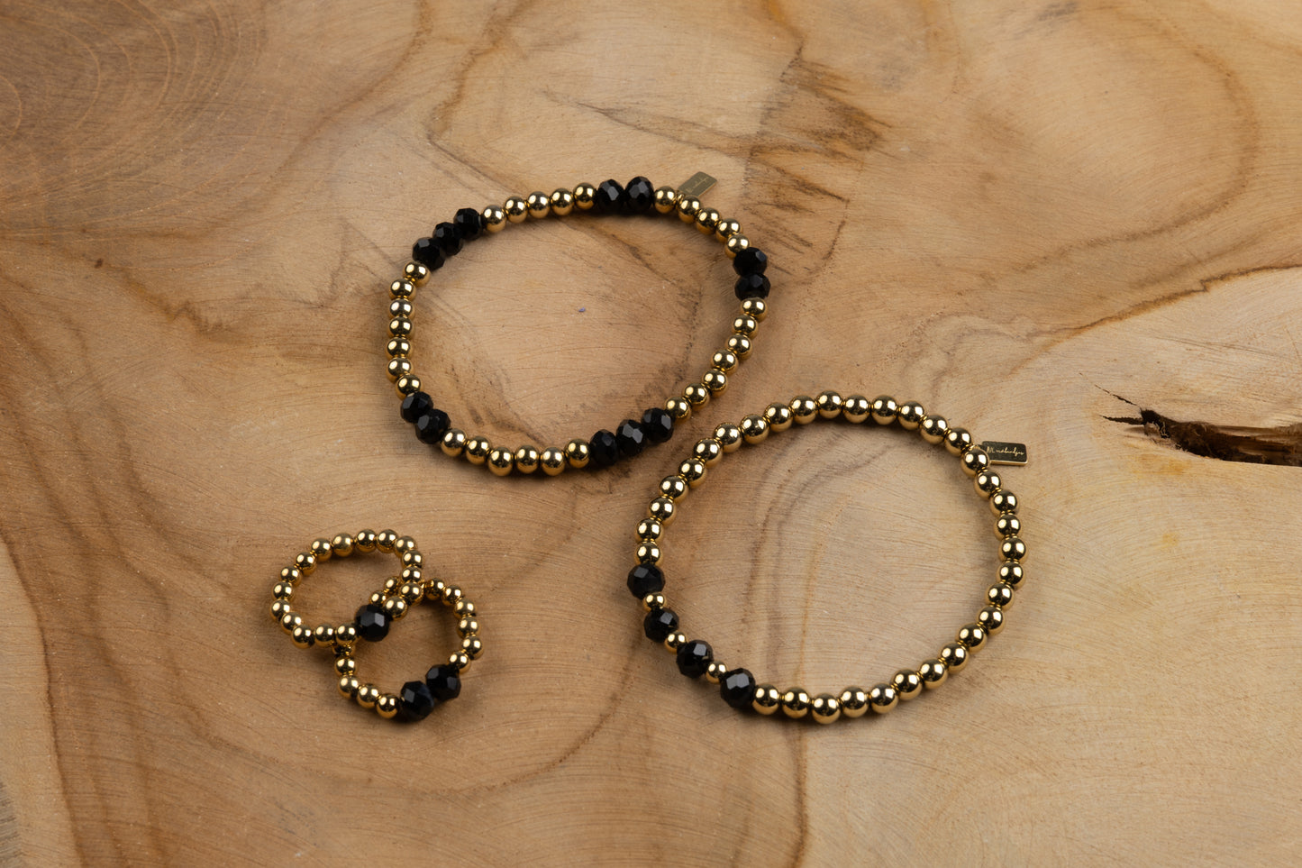 Gold or Silver with a touch of black