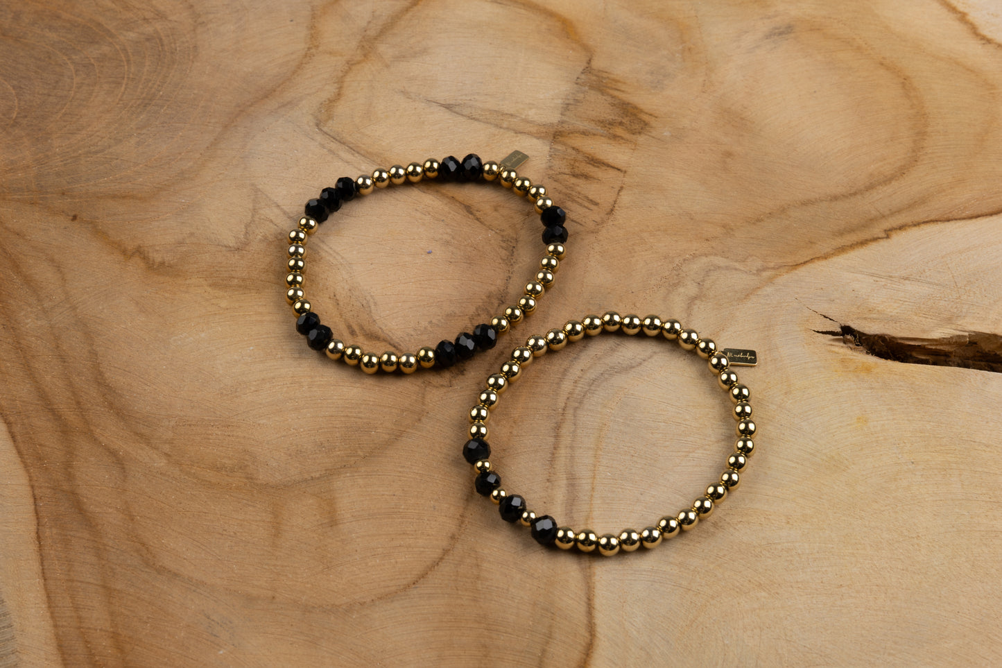 Gold or Silver with a touch of black