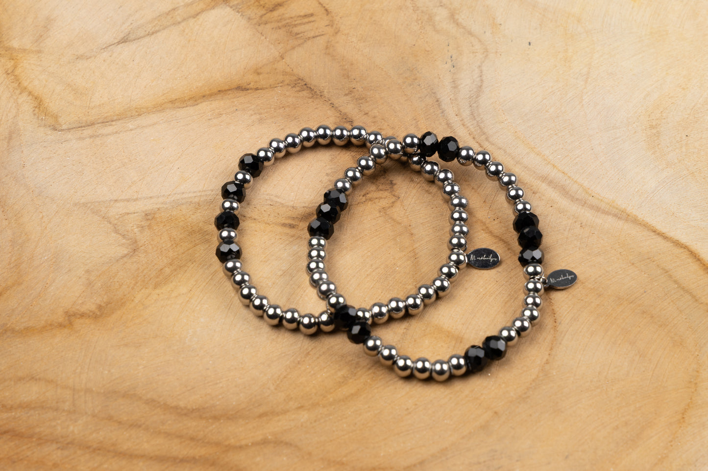 Gold or Silver with a touch of black