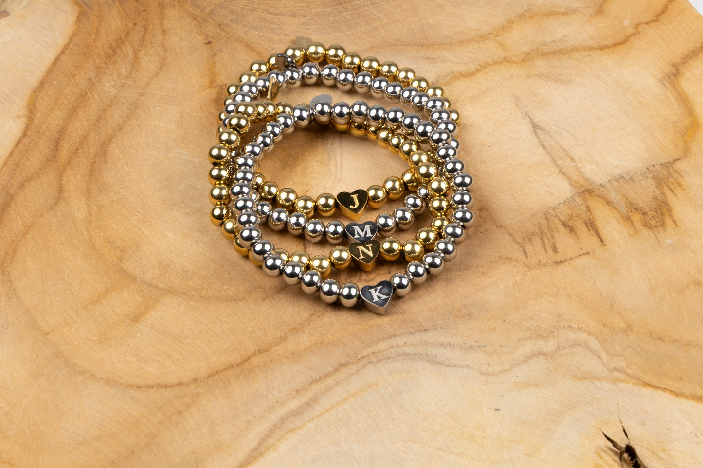 AVL initialen armband